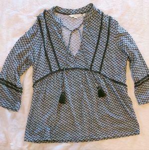 Boden tie neck blouse